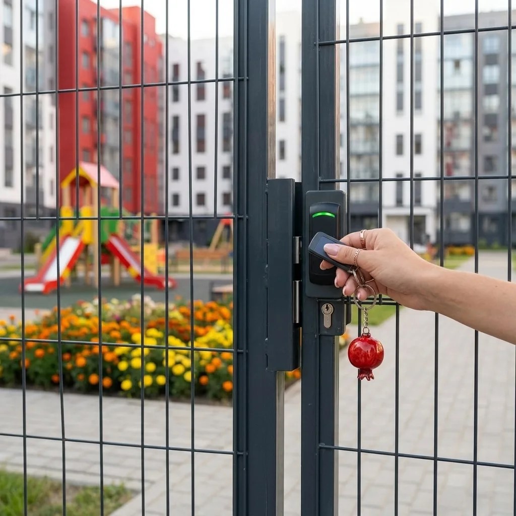 Закрытый двор ЖК «Гранат»